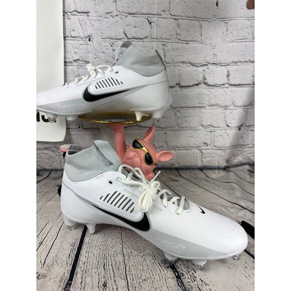 Nike Vapor Edge Pro 360 2 Detachable Football Cleats Mens 13.5 Wide White NEW main image 4